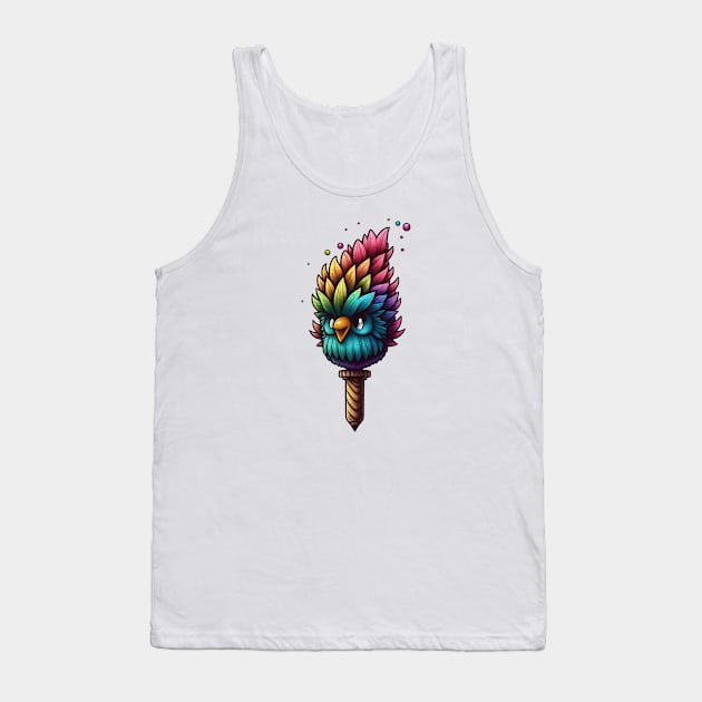 Rainbow feather pen Tank Top by stkUA